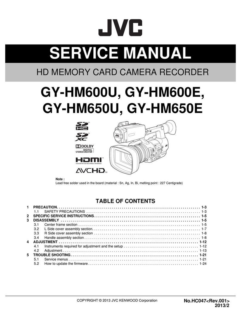 JVC GY-HM600U User manual
