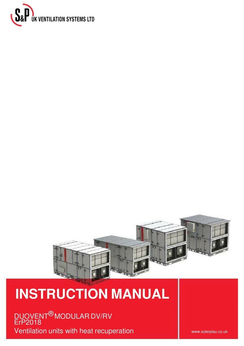 S&P DUOVENT MODULAR DV User manual