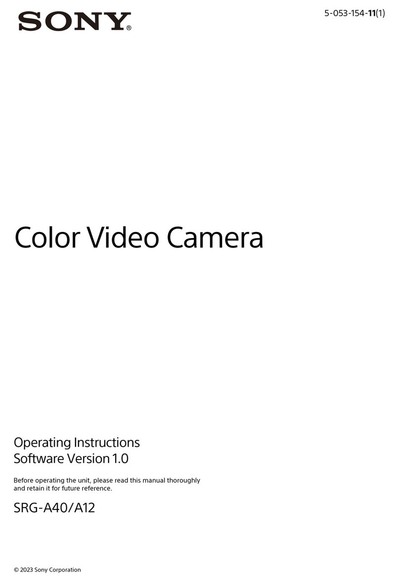 Sony SRG-A40 User manual