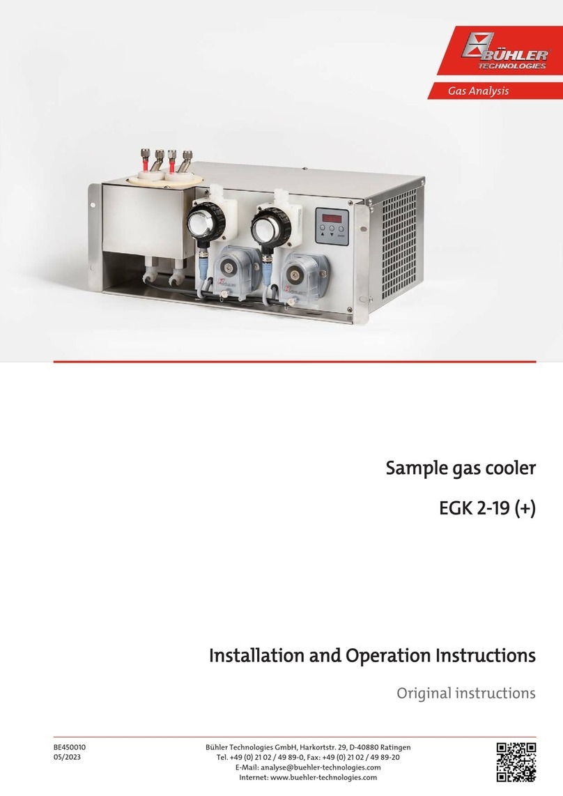 Buhler EGK 2-19 Installation and operation instruction