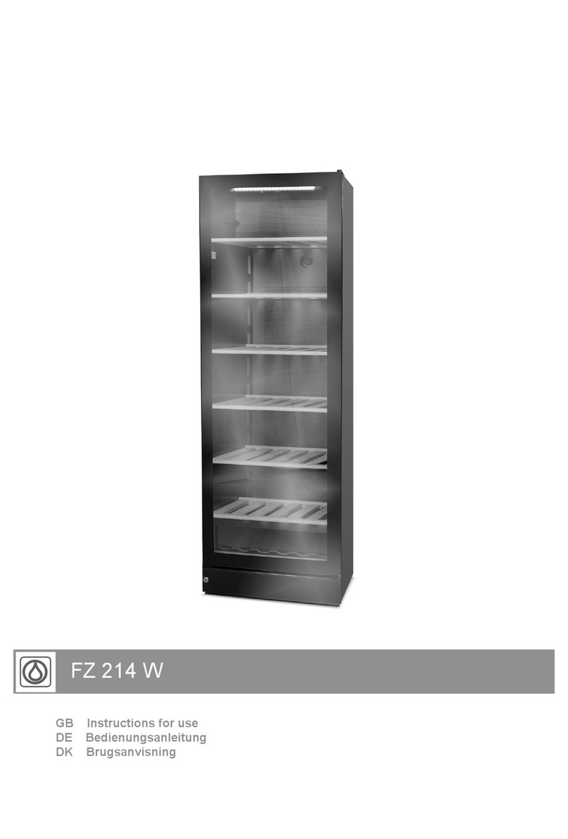 Vestfrost FZ 214 W Instructions for use