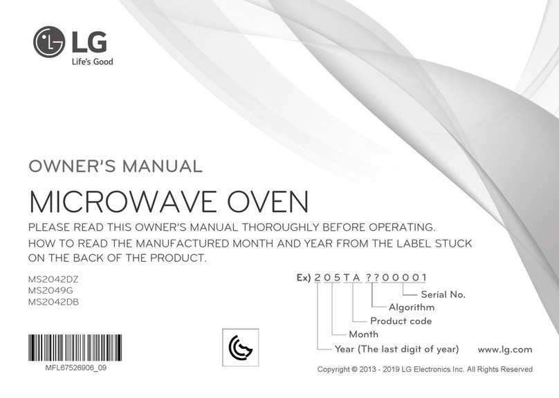 LG MS2049G owner's manual