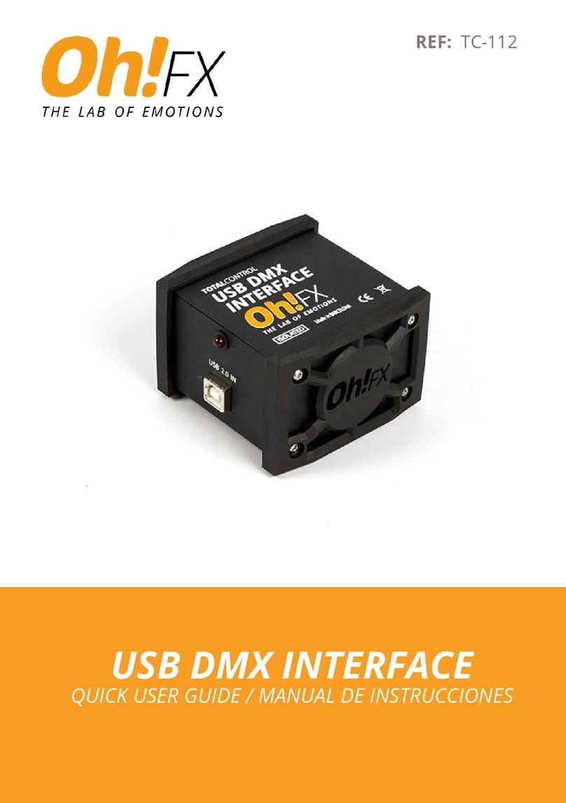 Oh!FX TC-112 Quick user guide