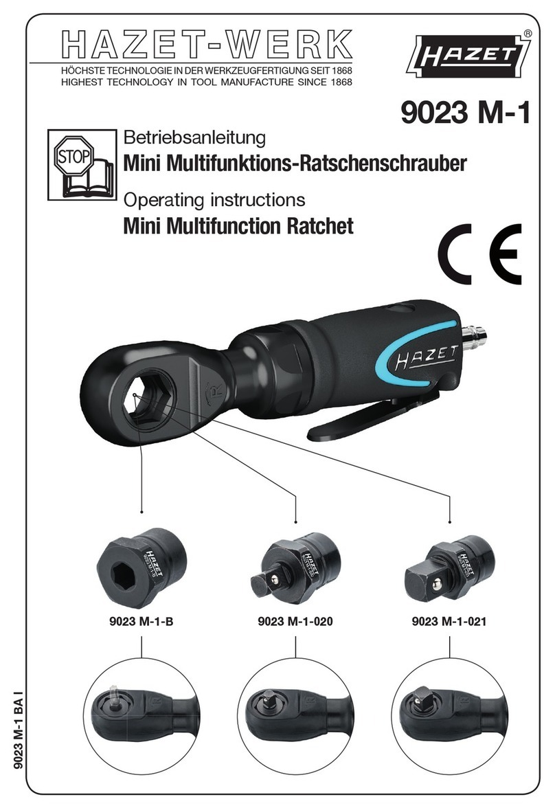 Hazet 9023 M-1 operating instructions