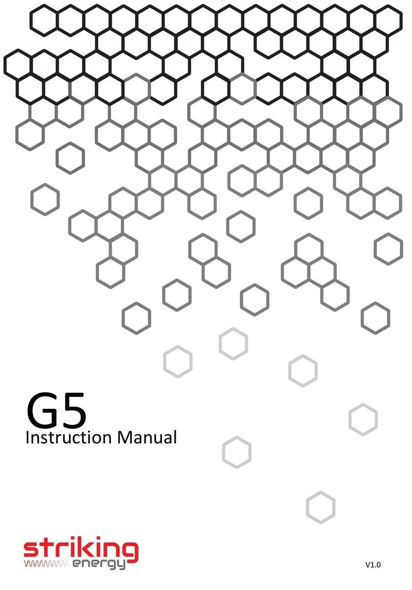 Striking energy G5 instruction manual