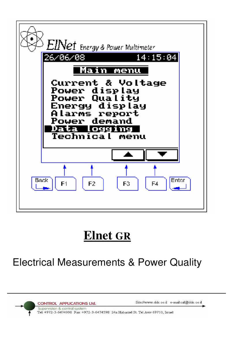 Control Applications Elnet GR manual Control Applications Elnet GR manual
