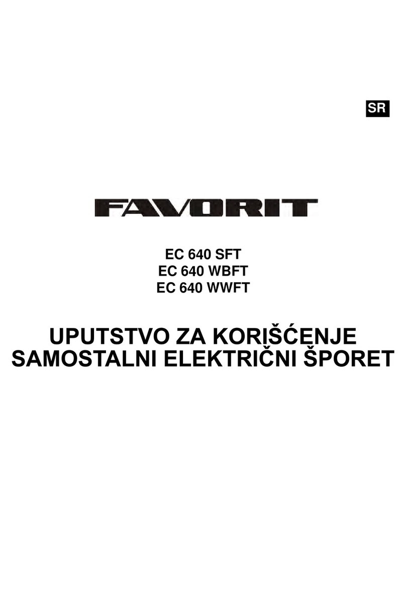 Favor.it EC 640 SFT Operating and installation instructions Favor.it EC 640 SFT Operating and installation instructions