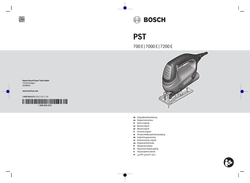 Bosch PST 7000 E Original instructions