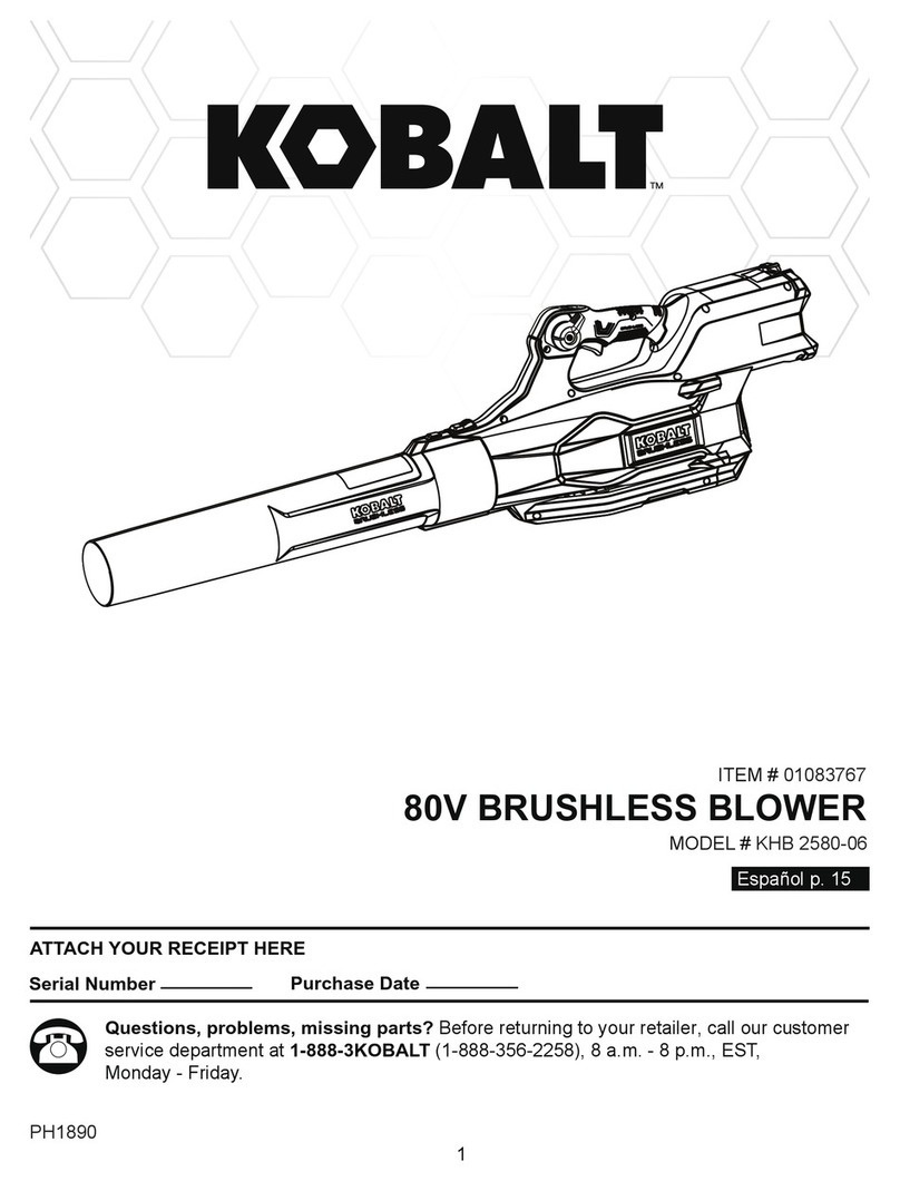 Kobalt KHB 2580-06 manual Kobalt KHB 2580-06 manual