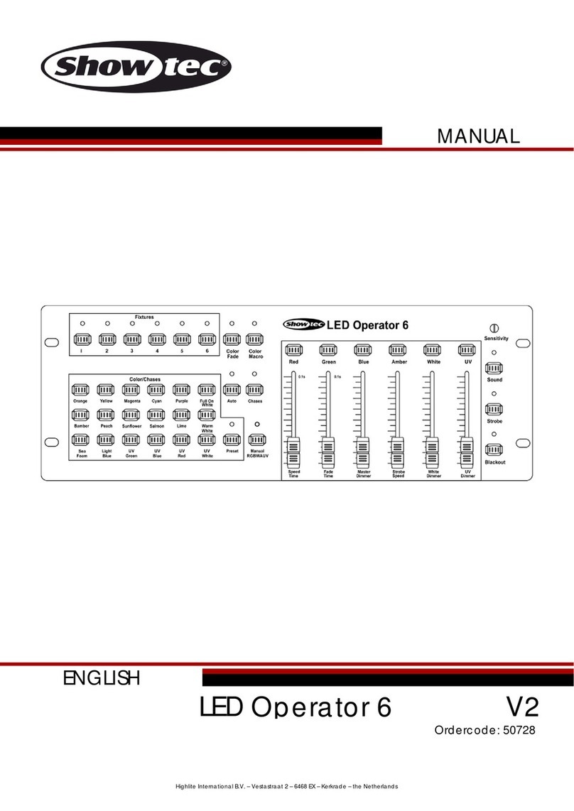Show Tec LED Operator 6 V2 manual