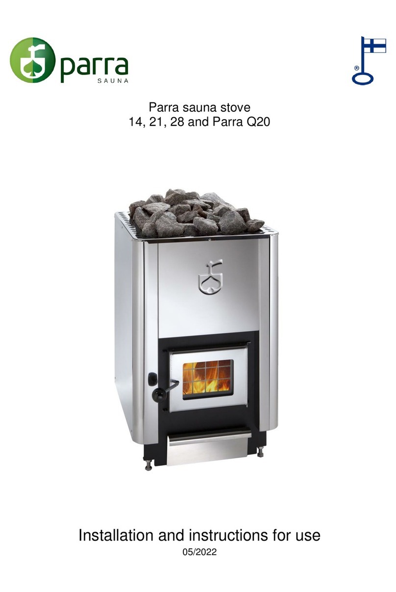 Teuvan parra 14 Installation and instructions for use