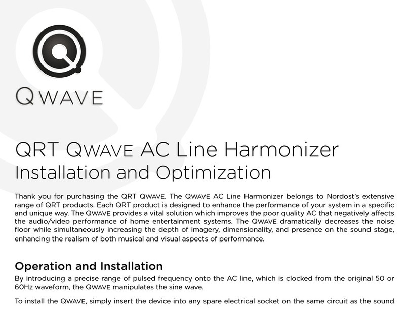Nordost QRT Qwave Installation