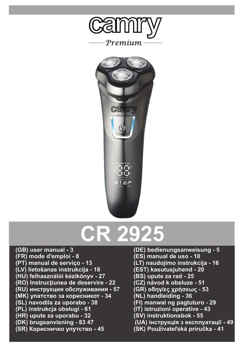 camry Premium CR 2925 user manual