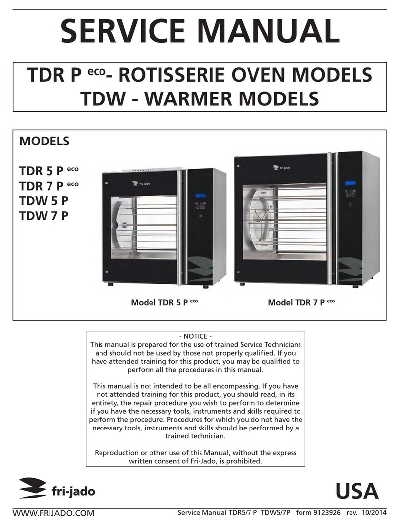 Fri-Jado TDR P eco Series Service manual