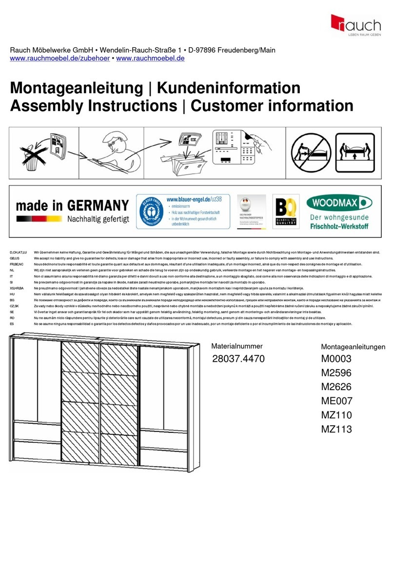 Rauch M0003 Assembly instructions