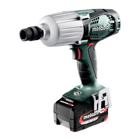Metabo SSW 18 LTX 1450 BL User manual