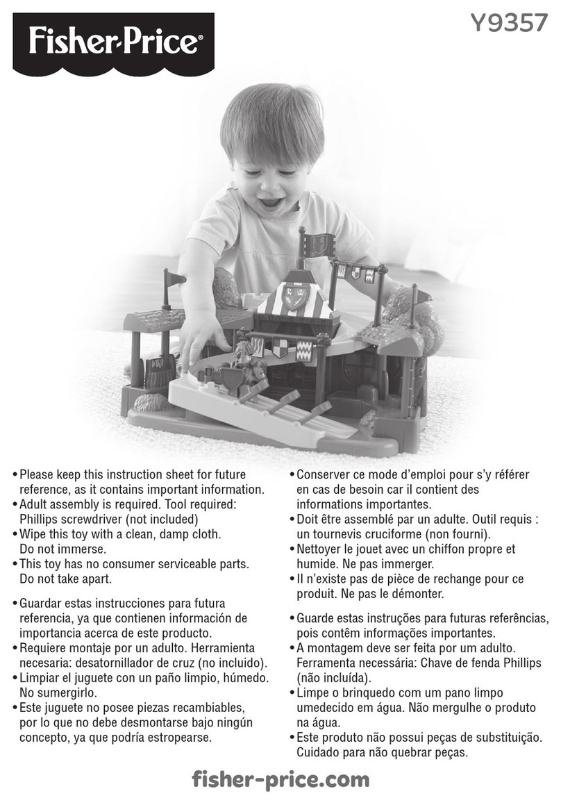 Fisher-Price Little People Klip Klop Mike the Knight instruction sheet Fisher-Price Little People Klip Klop Mike the Knight instruction sheet