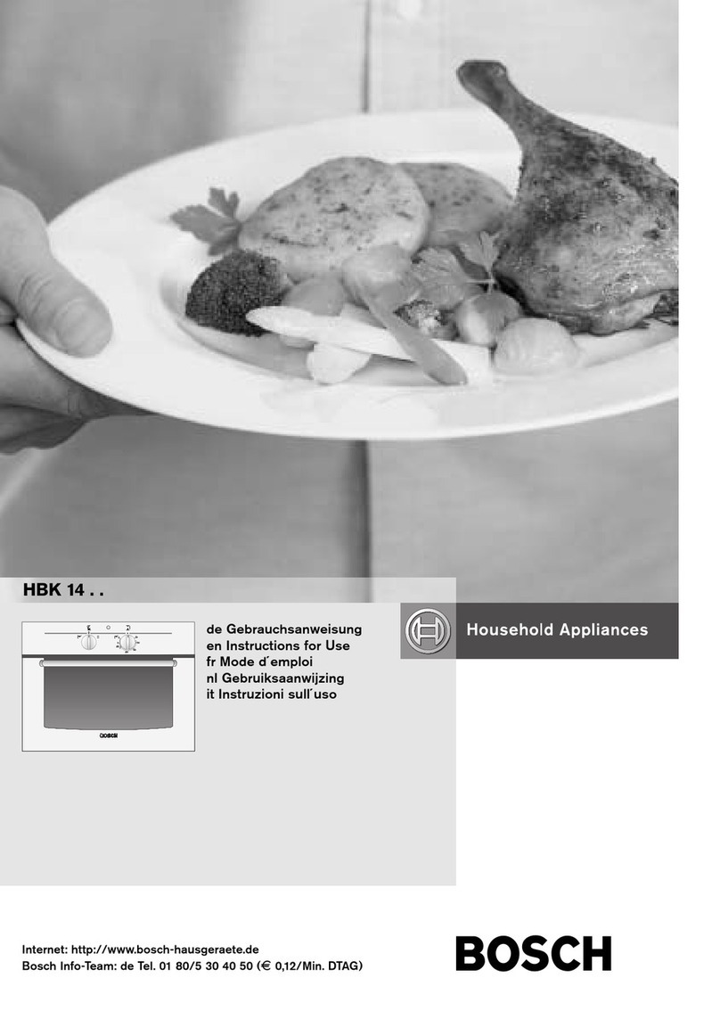 Bosch HBK 14 Series Instructions for use