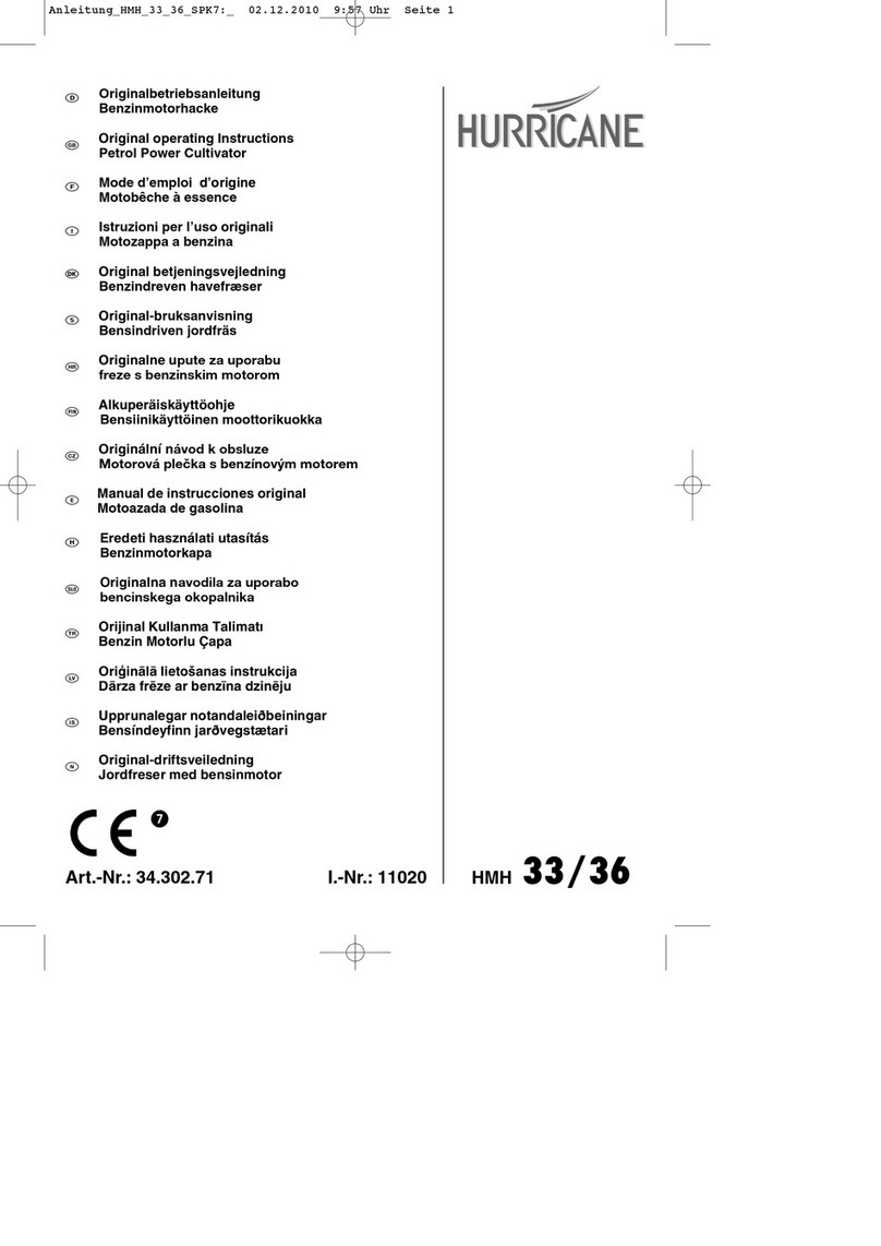 Hurricane HMH 33 operating instructions