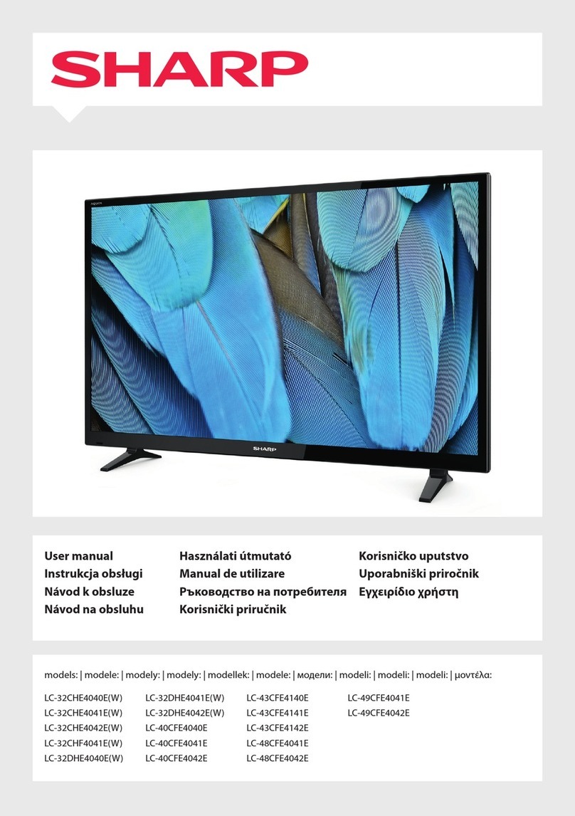 Sharp LC-32CHF4041E User manual