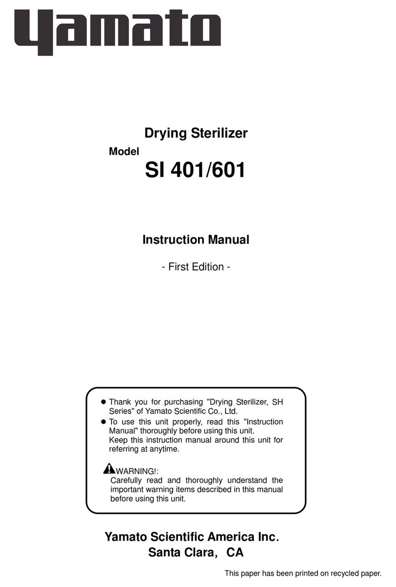 Yamato SI 401 User manual