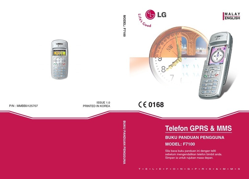 LG F7100 User manual