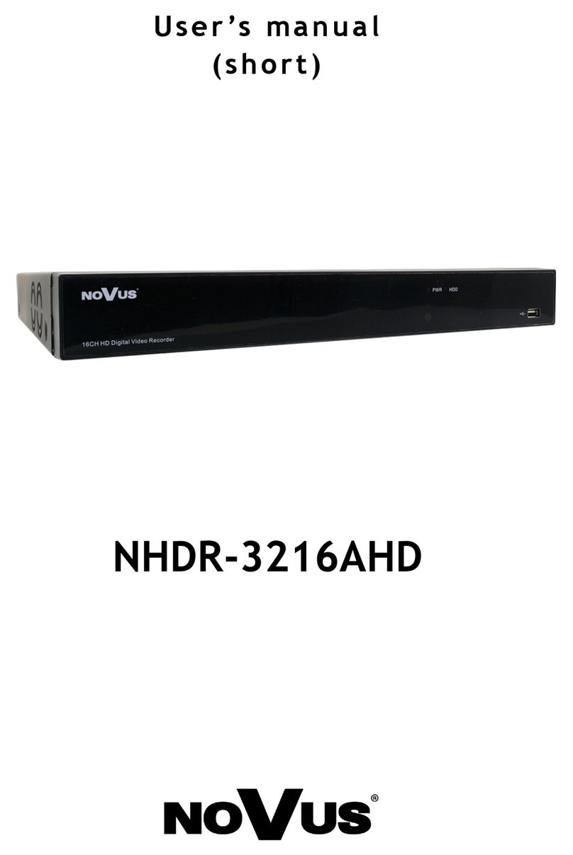 Novus NHDR-3216AHD Product information sheet