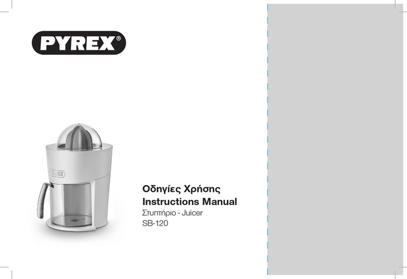pyrex SB-120 User manual