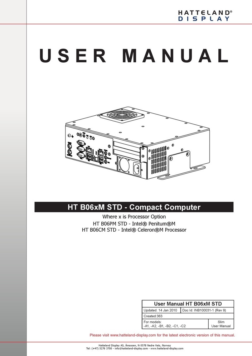 Hatteland HT B06 M STD Series user manual