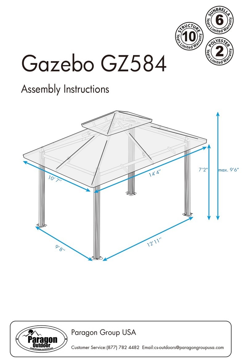 PARAGON OUTDOOR GZ584 Assembly instructions PARAGON OUTDOOR GZ584 Assembly instructions