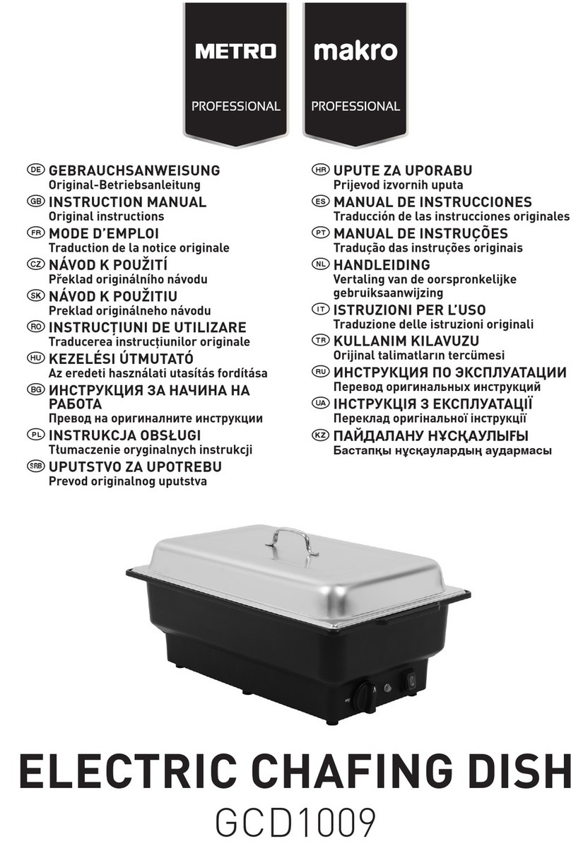 METRO PROFESSIONAL makro PROFESSIONAL GCD1009 instruction manual METRO PROFESSIONAL makro PROFESSIONAL GCD1009 instruction manual