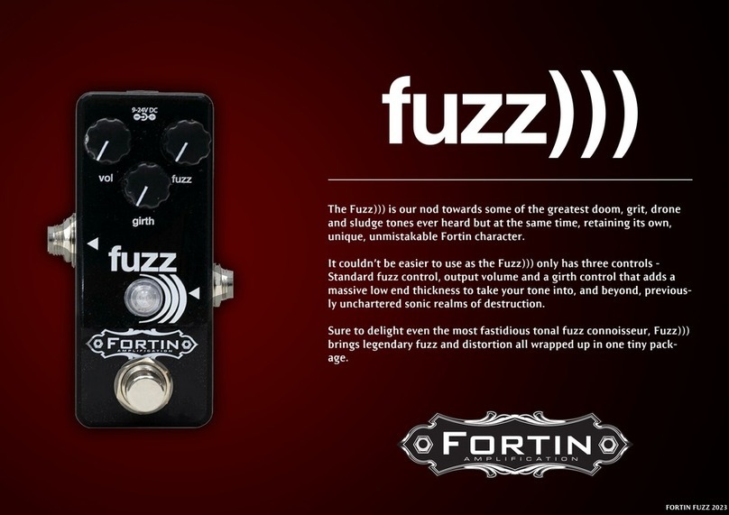 Fortin Amplification Fuzz manual