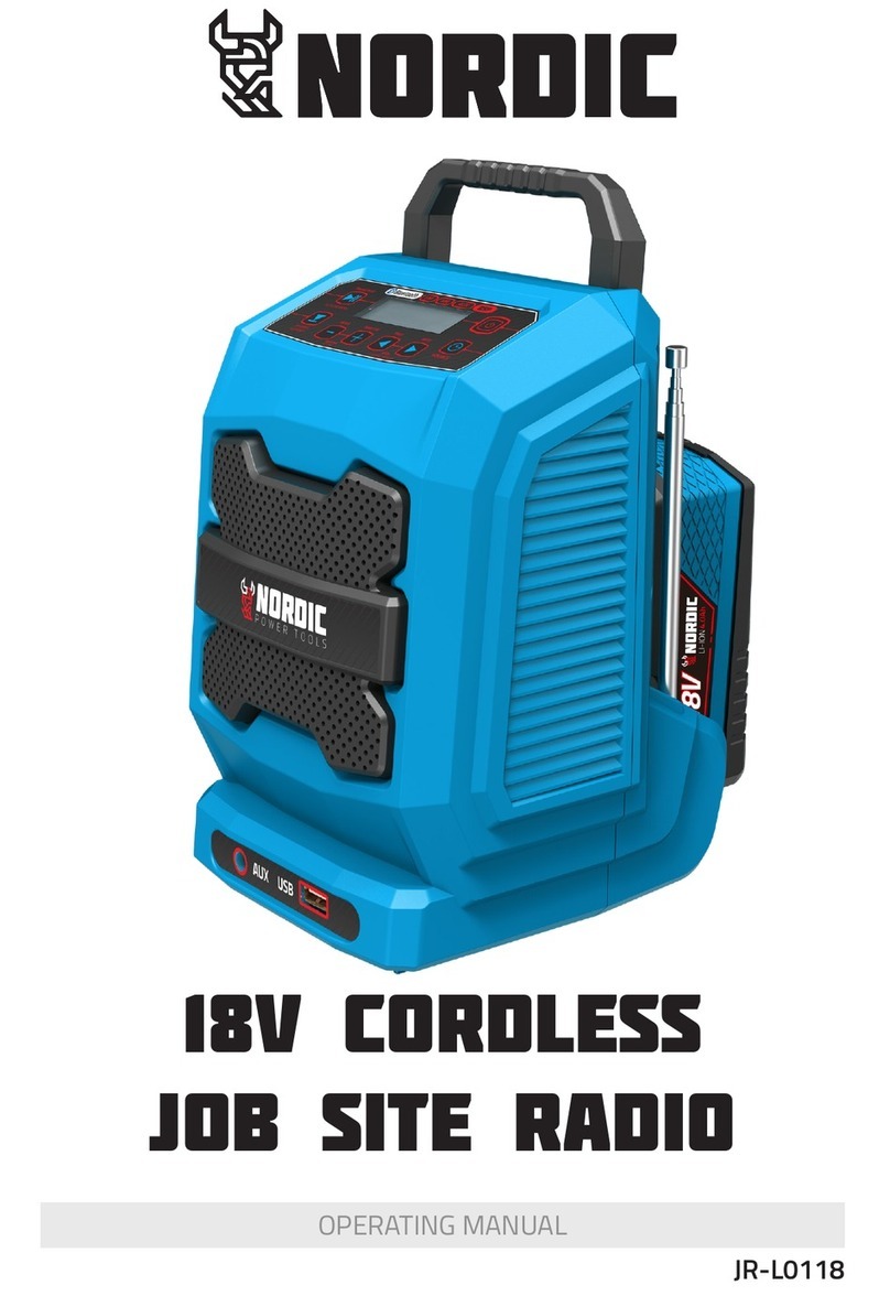 Nordic JR-L0118 User manual
