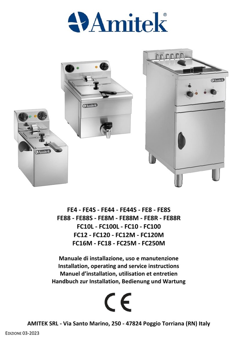 Amitek FE4 Installation, operating and service instructions