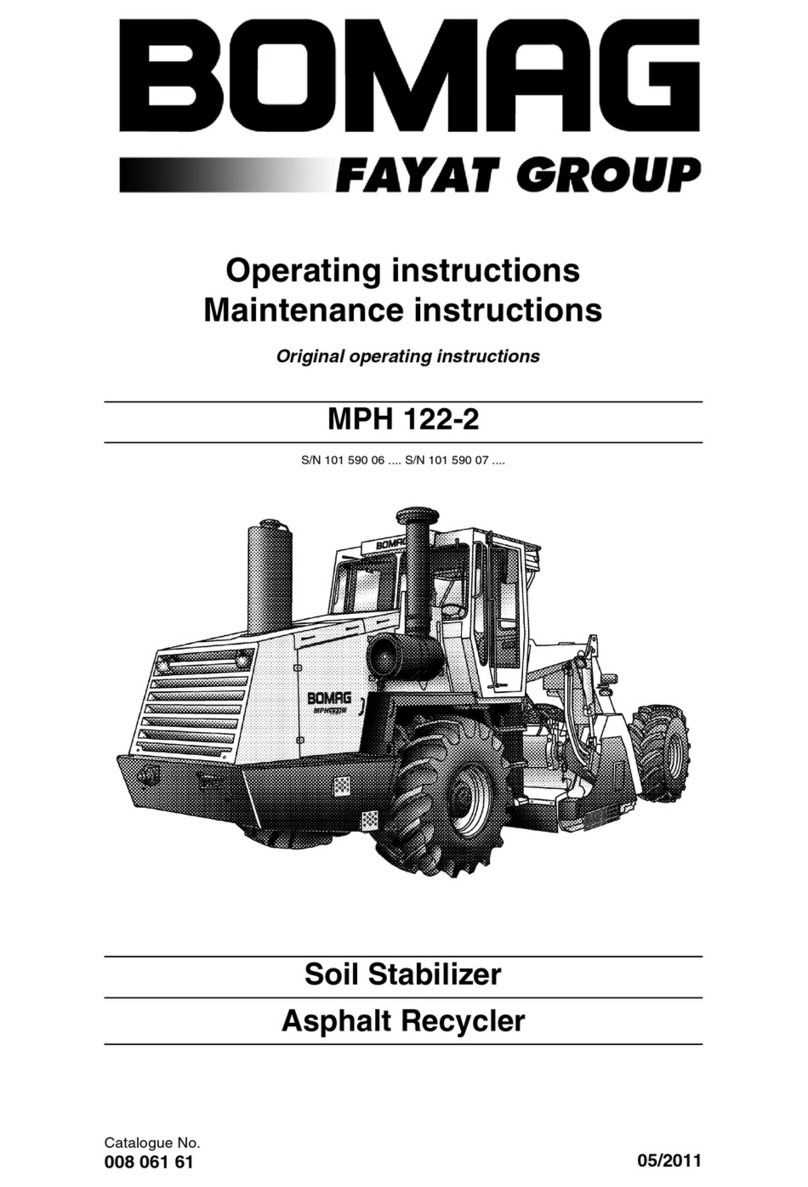 Fayat Group Bomag MPH 122-2 Operating & maintenance instructions