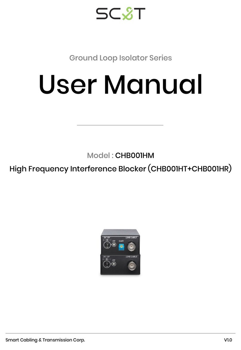 SC&T Ground Loop Isolator Series user manual