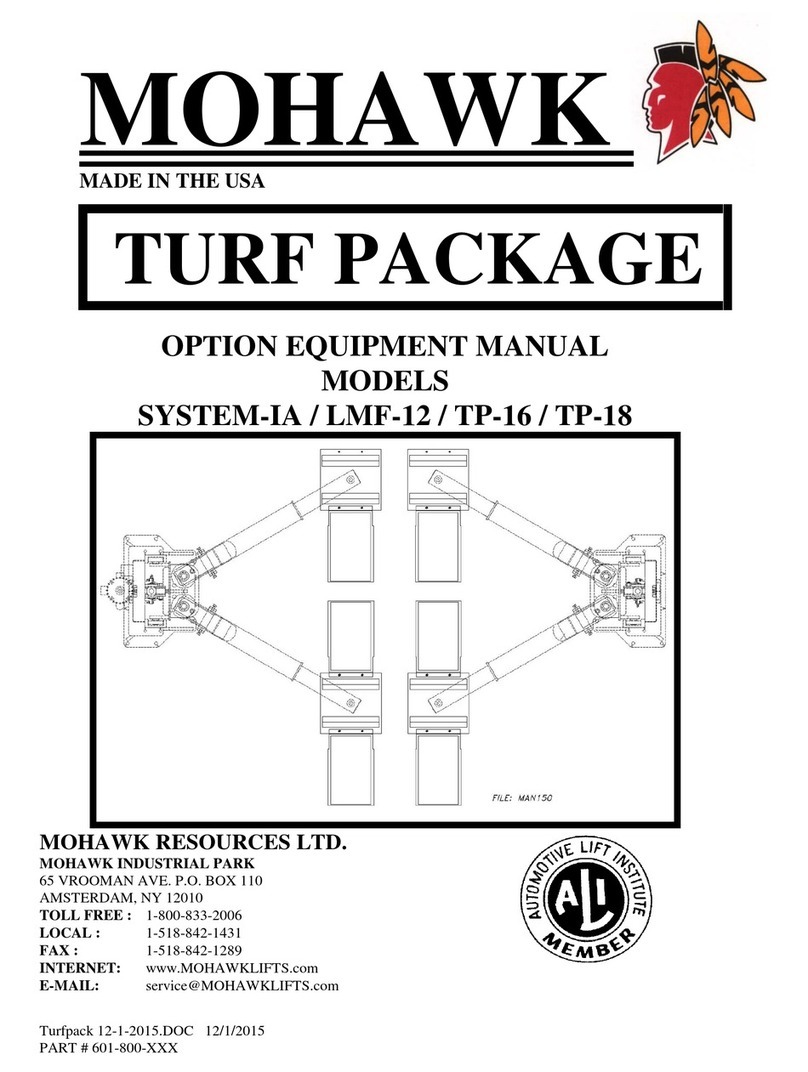 Mohawk LMF-12 Equipment manual