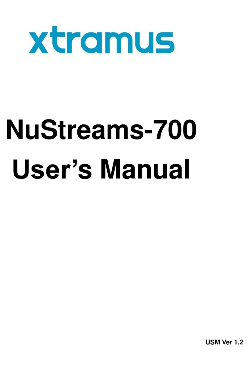 Xtramus NuStreams-700 user manual