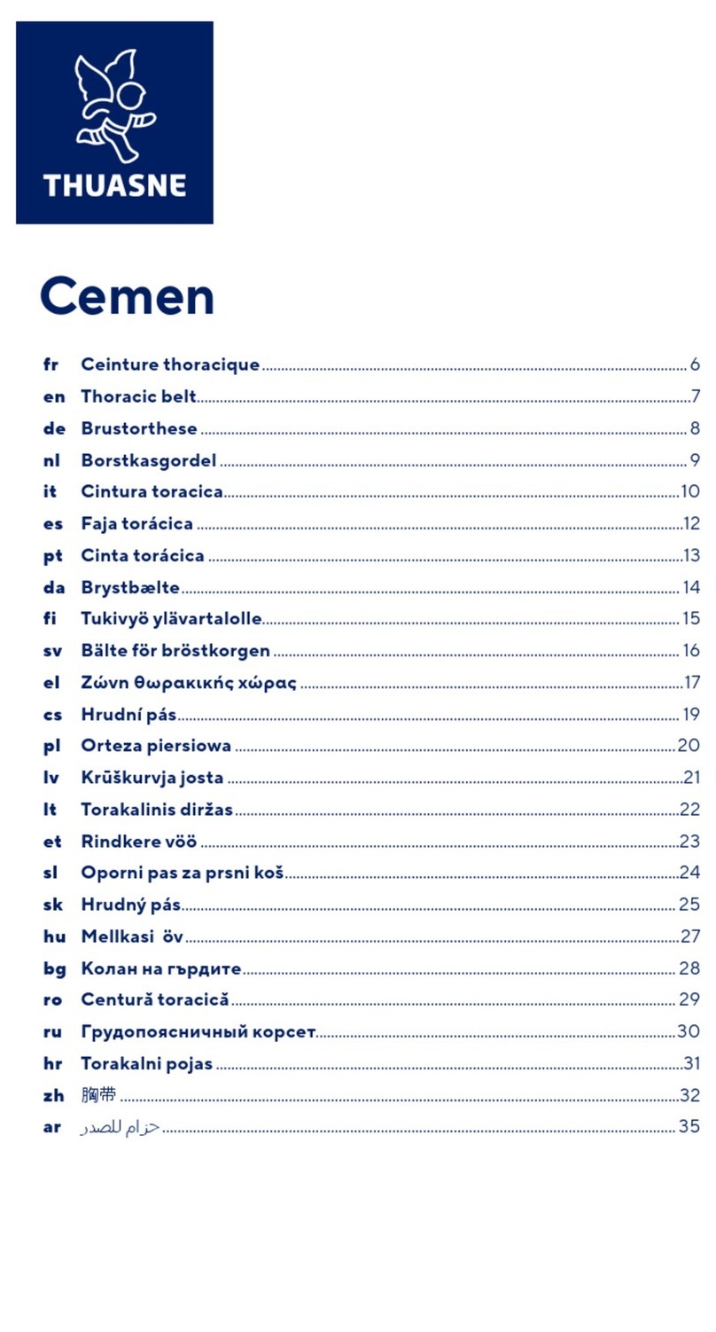 Thuasne Cemen manual