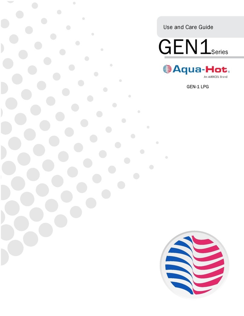 Airxcel Aqua-Hot GEN1 Series User manual
