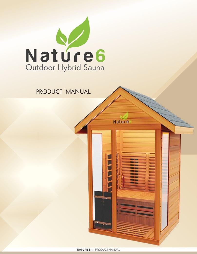 Medical Sauna Nature 6 product manual