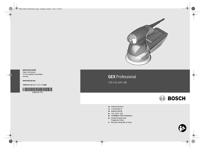 Bosch GEX 125-1 A Professional instructions