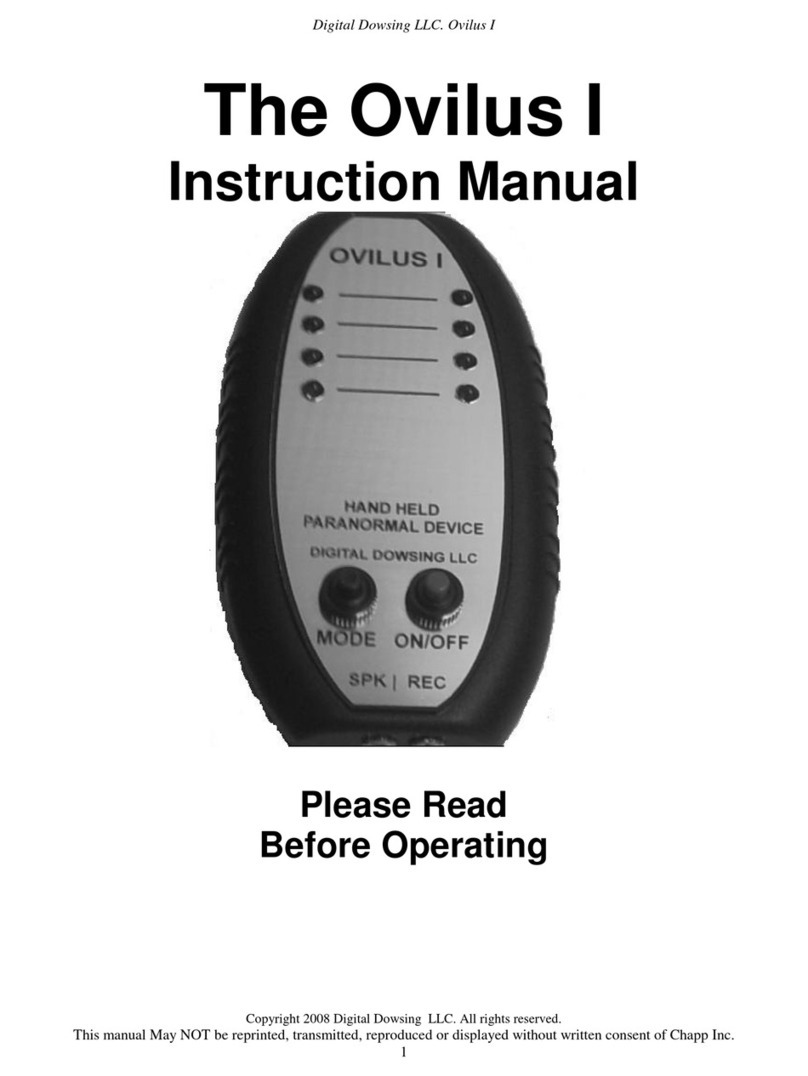 Digital Dowsing Ovilus I instruction manual Digital Dowsing Ovilus I instruction manual