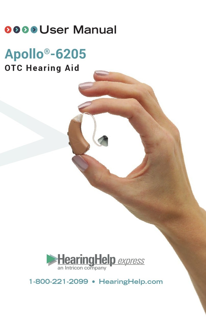 IntriCon HearingHelp express Apollo 6205 user manual