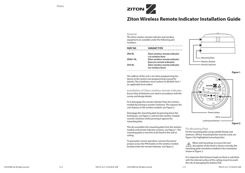 Ziton ZR4-RL installation guide