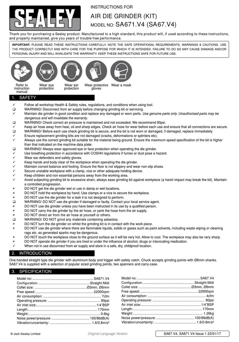 Sealey SA671.V4 User manual