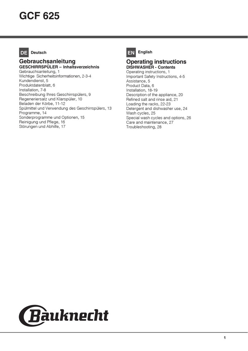 Bauknecht GCF 625 User manual