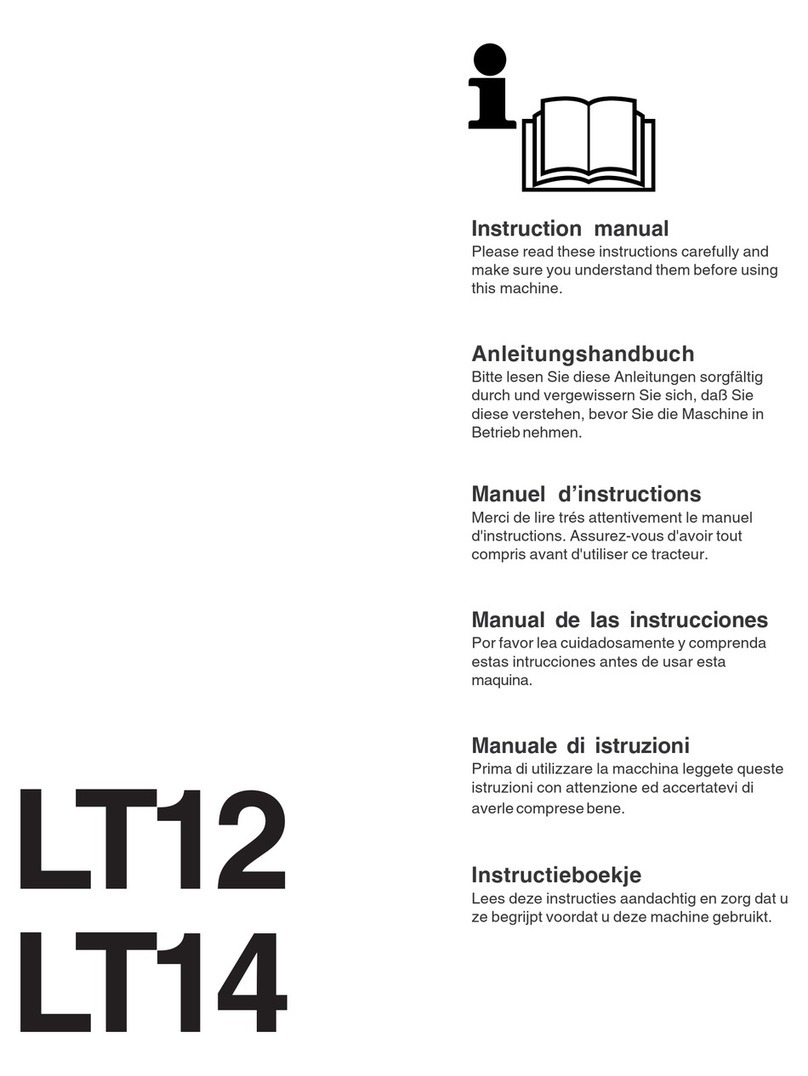 Husqvarna LT12 instruction manual
