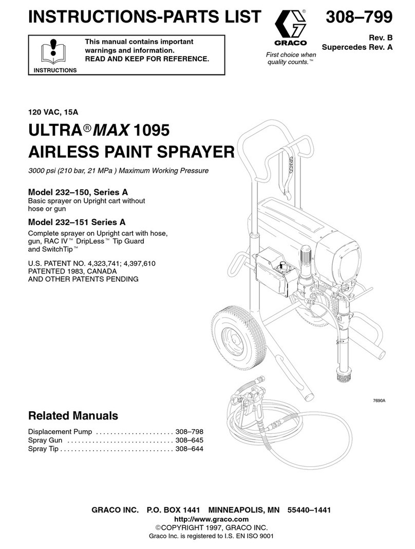 Graco ultra max 1095 Operation manual
