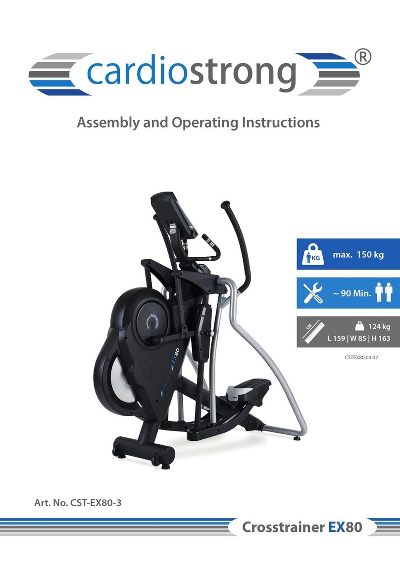 CARDIOSTRONG EX80 User manual